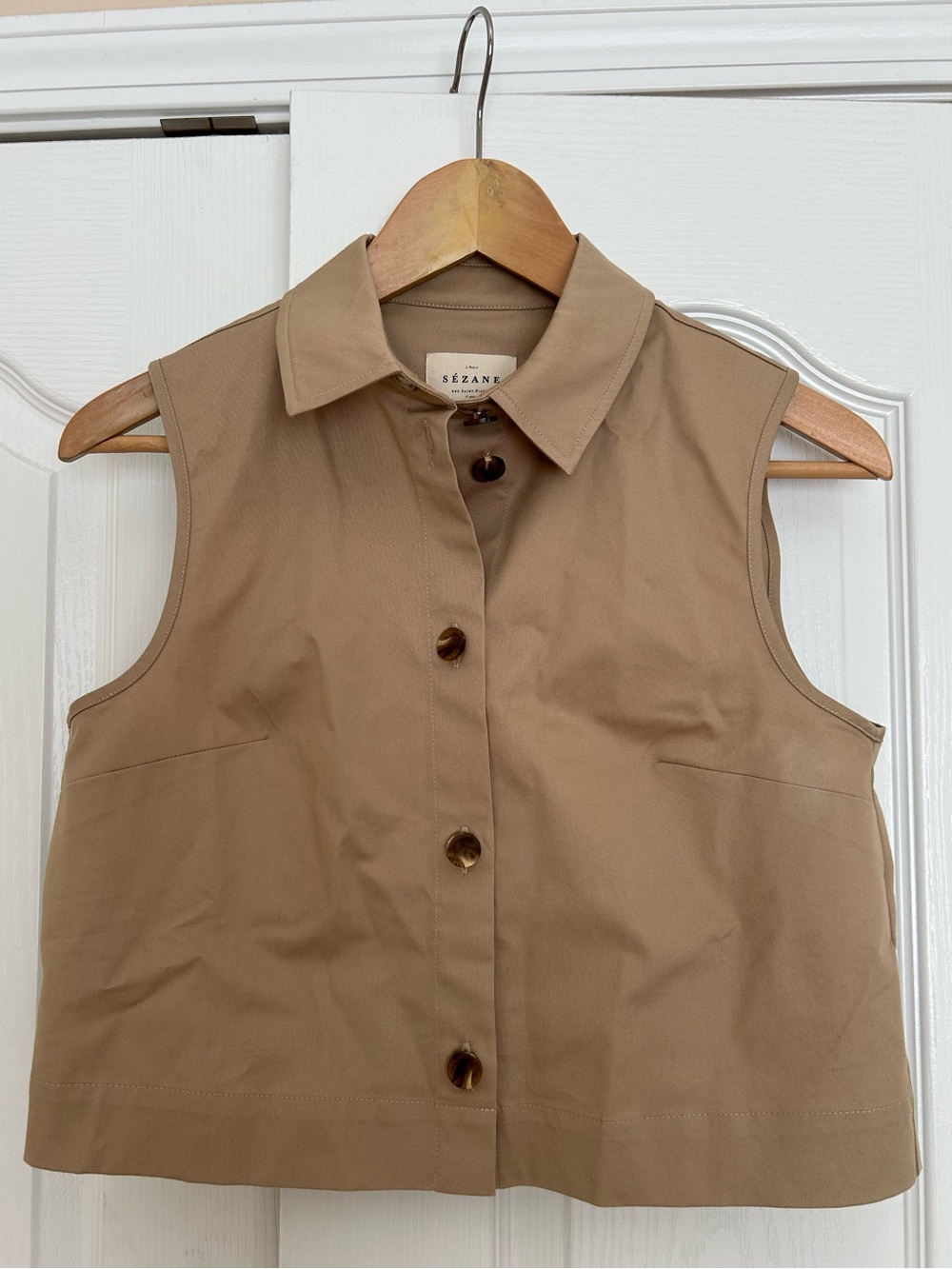 Sezane Harmonie Shirt - Clay - US4 / FR36 - Picture 4 of 15